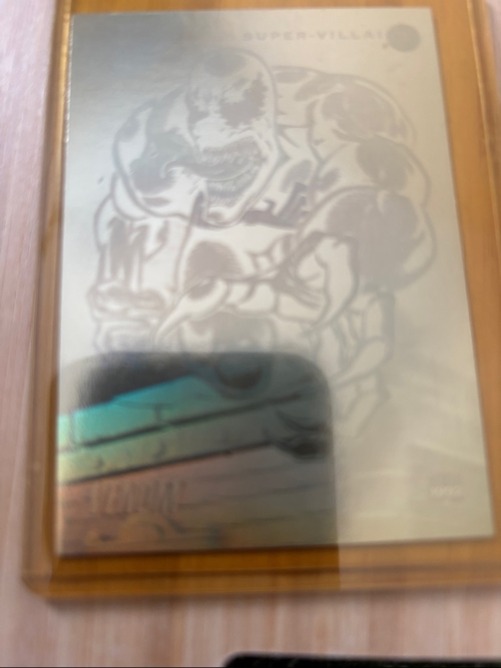 Set of 3 Marvel hologram cards 
1992
Wolverine H-3
Thing H-2
Venom H-4
